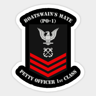 Petty Officer 1st Class Sticker